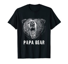 Load image into Gallery viewer, Papa Bear T-shirt Best gift for Dad
