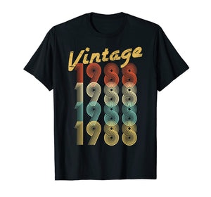 1988 Vintage Funny 31st Birthday Gift Shirt For Him or Her
