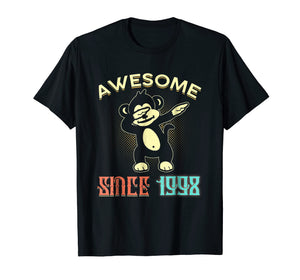 Monkey Dabbing Awesome Since 1998 21st yrs Birthday T-Shirt
