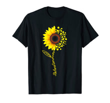 Load image into Gallery viewer, Be Here Tomorrow Sunflower Semicolons T Shirt
