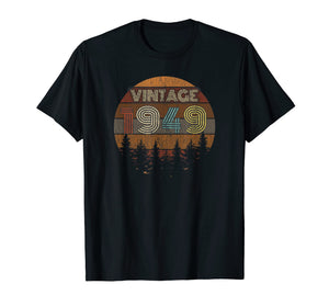 70th Birthday Gift Vintage 1949 T-shirt Epic Design
