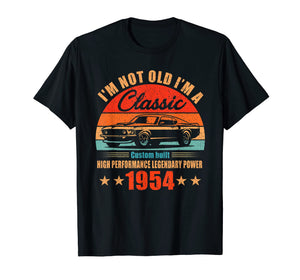 65th Birthday Gift Ideas Classic 1954 T-shirt for Men Women