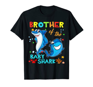 Brother Of The Baby Shark Birthday Brother Shark Shirt