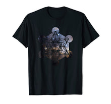 Load image into Gallery viewer, Metatrons Cube Nebula Outer Space Stars Universe T-Shirt
