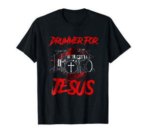 Christian Drummer Gift Shirt Drumming for Jesus