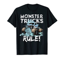 Load image into Gallery viewer, Monster Trucks Rule Shirt for Boys
