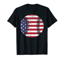 Load image into Gallery viewer, American Flag Baseball Shirt July 4th USA Men Women Kids

