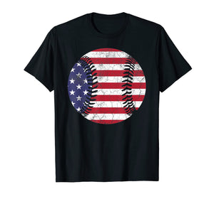 American Flag Baseball Shirt July 4th USA Men Women Kids