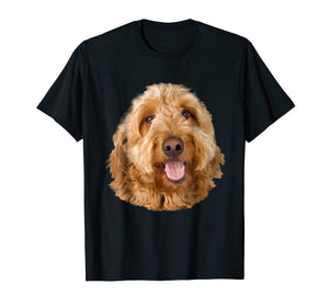 Big Face Golden doodle Dog Tee Golden doodle Funny T shirt