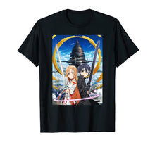 Load image into Gallery viewer, Kirito And Asuna Online Sword Art Tshirt
