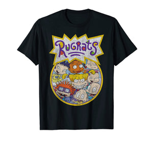 Rugrats Every Baby Vintage Circle Title Graphic T-Shirt