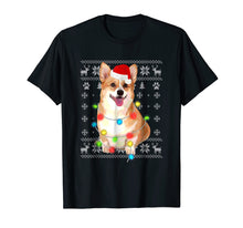 Load image into Gallery viewer, Corgi Christmas Ugly Sweater Style Dog Xmas Gift T-Shirt
