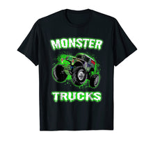 Load image into Gallery viewer, Monster Truck Christmas Birthday Gift Green Big Car Tee
