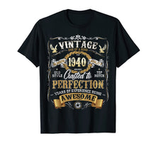 Load image into Gallery viewer, Classic 79th birthday gift Vintage 1940 tshirt for men women
