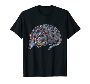 Armadillo T shirt - Armadillo Geometric Colorful Shirt