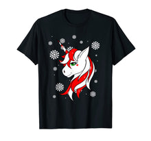 Load image into Gallery viewer, Christmas Unicorn Fun Girls Kids Snowflake Holiday Xmas T-Shirt
