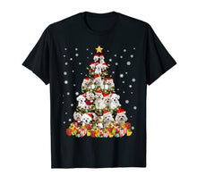Load image into Gallery viewer, Cute Maltese Dog Christmas Tree Shirt Funny Xmas Tree Gift T-Shirt
