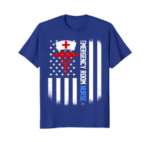 Load image into Gallery viewer, emergency room Nurse Shirt US Flag
