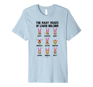 Bob's Burgers Many Moods Of Louise Belcher Premium T-Shirt
