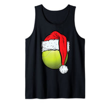 Load image into Gallery viewer, Christmas Tennis Ball Santa Hat Funny Sport Xmas Boys Kids Tank Top
