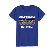 Load image into Gallery viewer, Build Bridges Not Walls Celebrate Diversity T-Shirt

