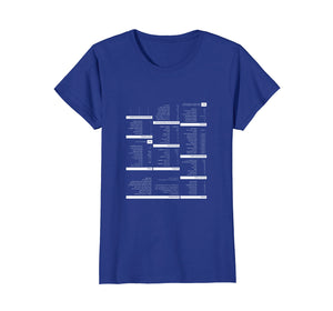 RegEx Cheat Sheet T-Shirt for Programmers