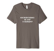 Load image into Gallery viewer, Kickboxing Is My Therapy Funny Kickboxer Man Woman TShirt
