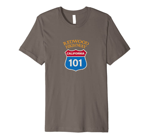 Vintage Redwood Highway Route 101 Redwoods T-Shirt