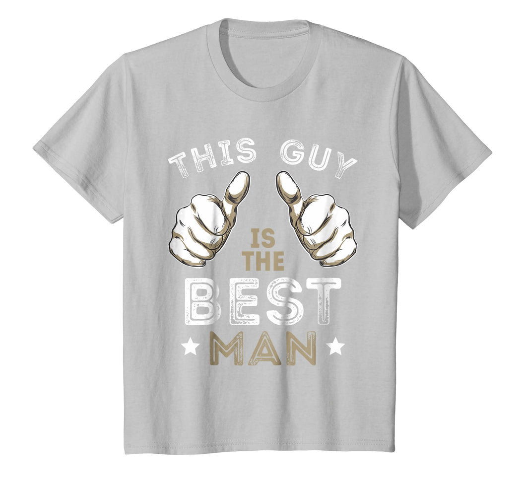 Men's This Guy Is The Best Man Tshirt Bachelor Party Wedding