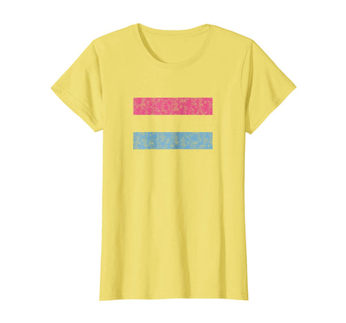 Vintage Pansexual Pride Flag T-Shirt Gift For Pan Women Men