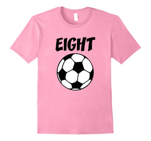 8 Year Old Soccer Birthday Party 8th Birthday T-Shirt