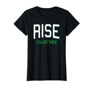 Boston Massachusetts Rise Together Shamrock T-shirt