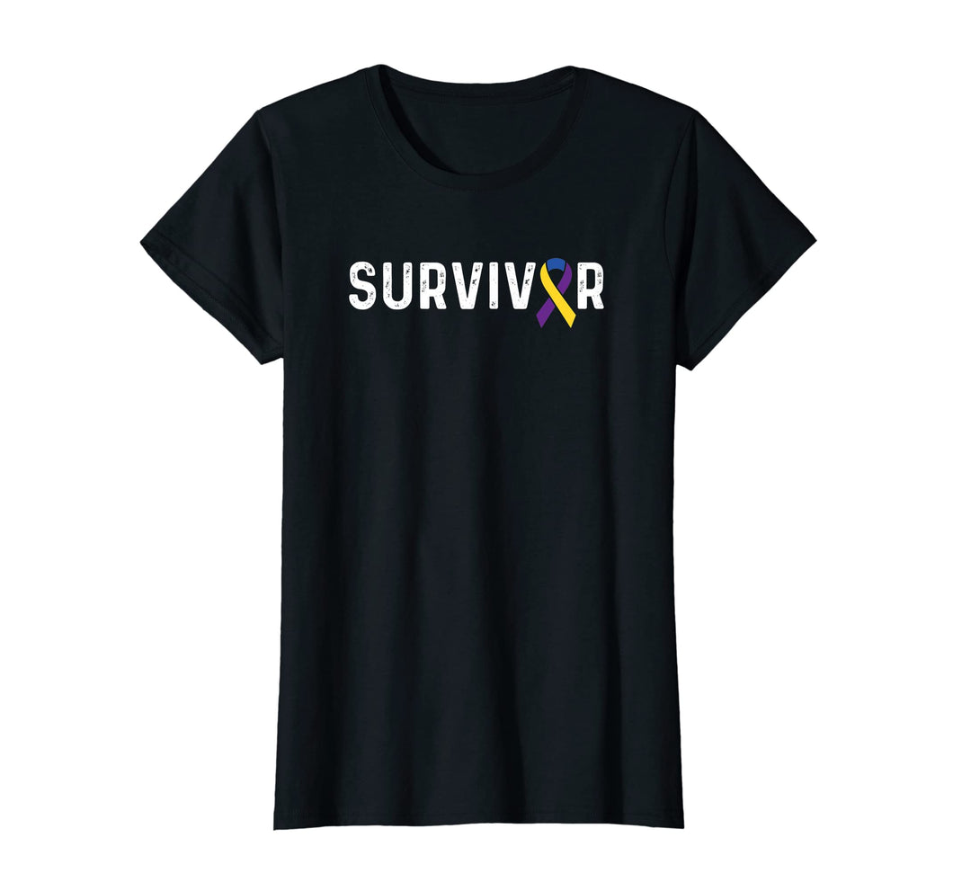Bladder Cancer Awareness Products Ribbon Survivor T-Shirt