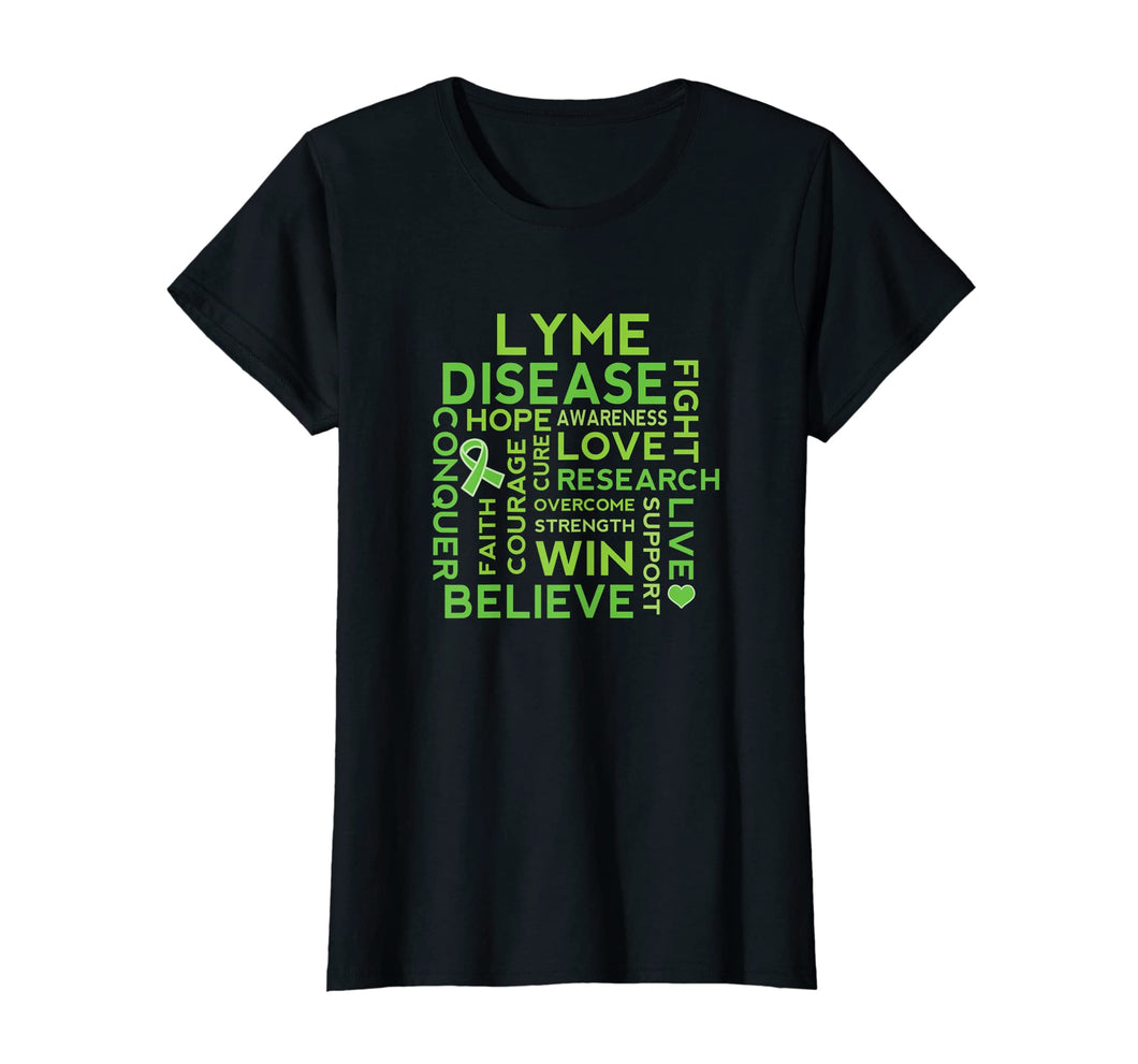 Lyme Disease Awareness Ribbon Support Walk T-shirt