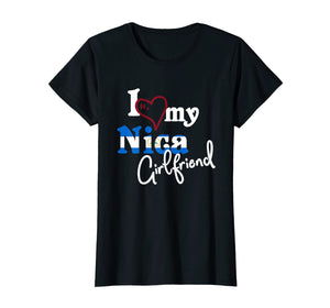 Camisetas Nicaragua I Love My Nica Girlfriend Te Amo Shirt