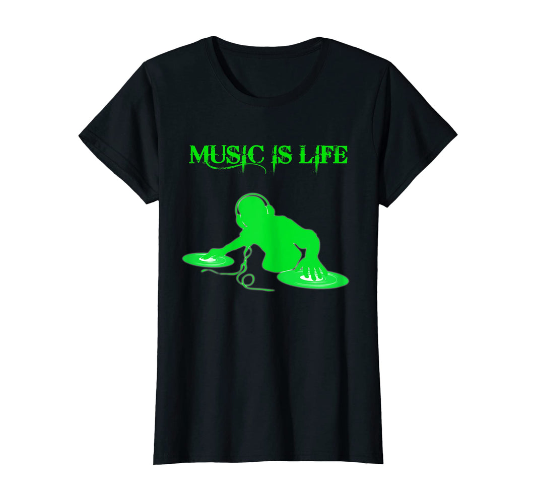 Music is Life DJ Party Tshirt