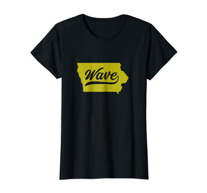State of Iowa Wave Shirt For Fans and Residents