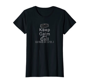Keep Calm and Call IT  Distressed T-Shirt