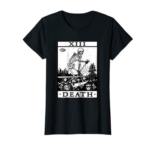 VINTAGE TAROT CARD T SHIRT, DEATH CARD, OCCULT, TAROT