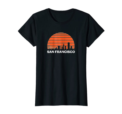 Vintage San Francisco California Cityscape Retro T-Shirt