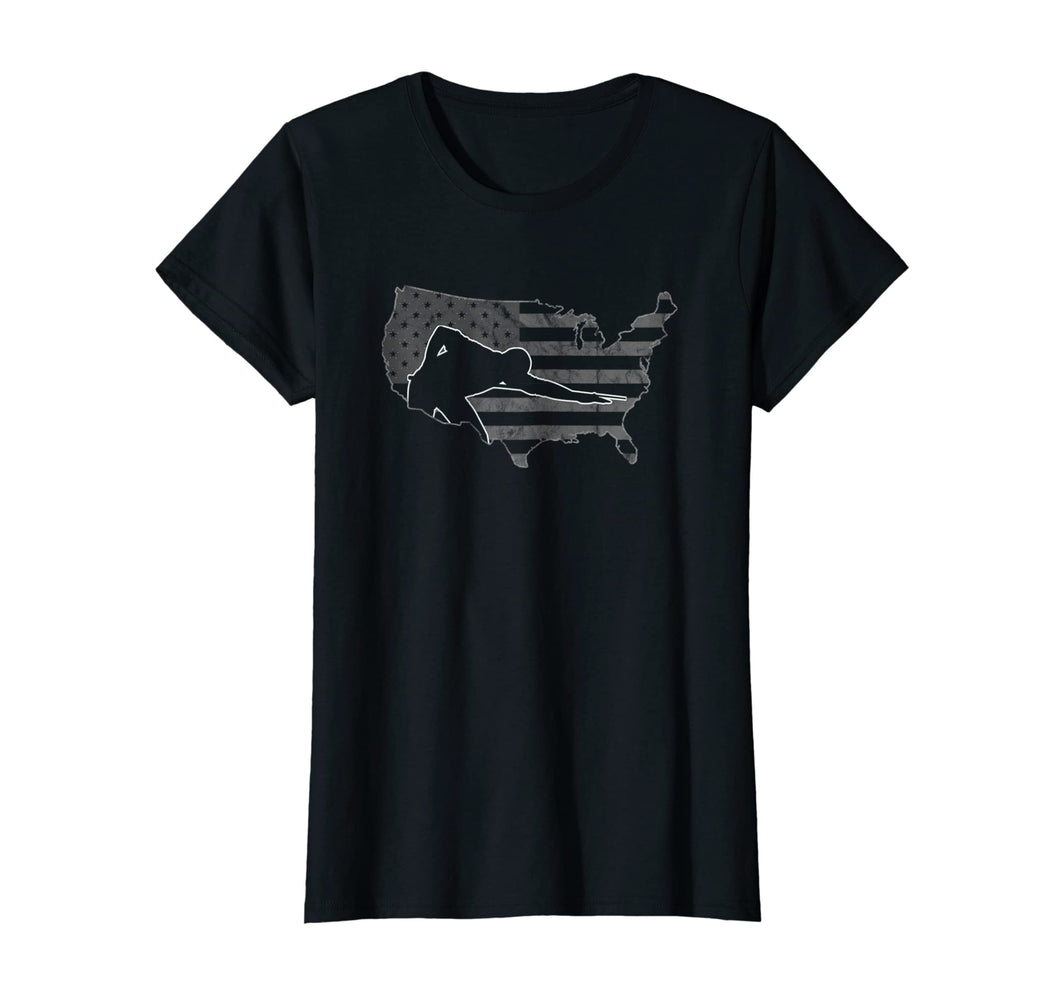 Billard American Flag Billards Player T-Shirt Gift