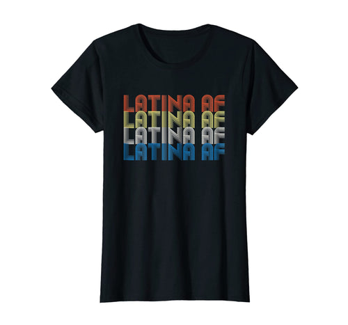 Vintage Latina Af Feminist T Shirt For Men And Women