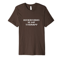 Load image into Gallery viewer, Kickboxing Is My Therapy Funny Kickboxer Man Woman TShirt
