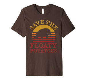 Save the floaty potatoes vintage premium t shirt