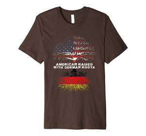 American Raised with German Roots Germany T-Shirt
