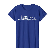 Load image into Gallery viewer, School Bus Driver Heartbeat T-Shirt Funny Cool Loves Gift
