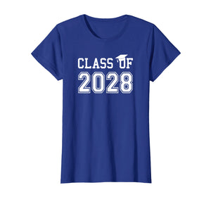 Class Of 2028 Graduation T Shirt Future School Graduate Gift