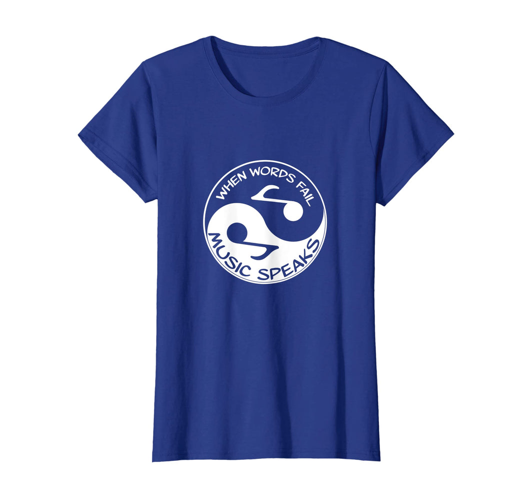 Music T-Shirt Teacher Musical Notes Yin Yang Musician Tee