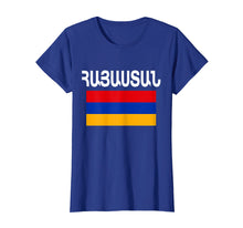 Load image into Gallery viewer, Armenia Flag T-Shirt Cool Armenian Flags Gift Top Tee
