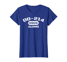 Load image into Gallery viewer, DD-214 US Coast Guard (USCG) Alumni T-Shirt Men and Women
